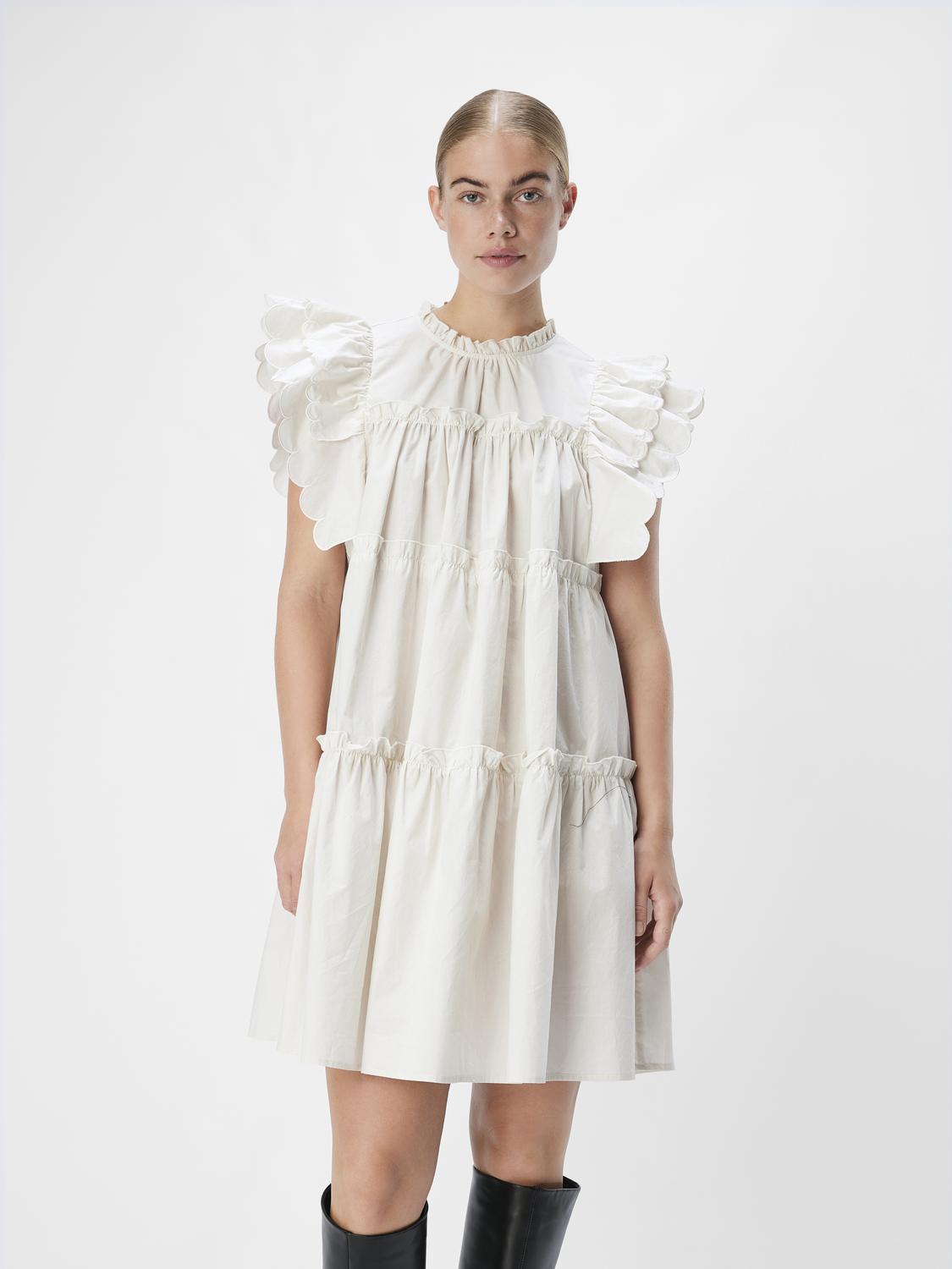 OBJHOPE Dress - White Sand